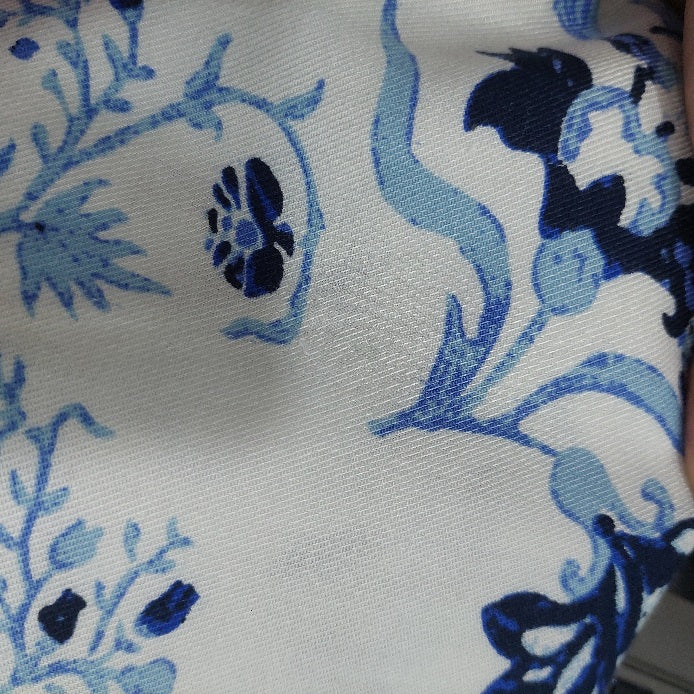 Riffat Aliani White & Blue Printed Co-ord Set | Gently Used |