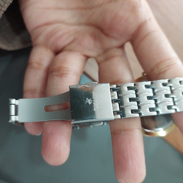 Beverly Hills Polo Club Two Tone BP3222X.220 White Dial Watch | Gently Used |