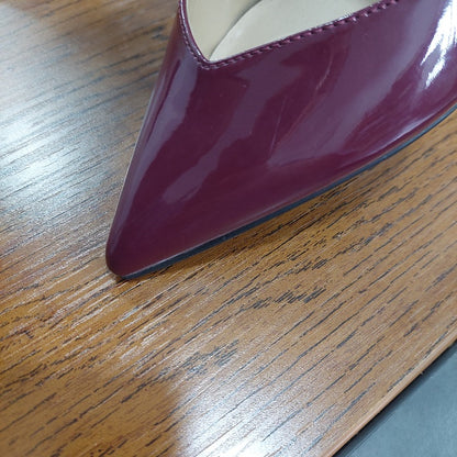 Guess Burgundy DCark Prindy Pointed Toe Pumps | Pre Loved |