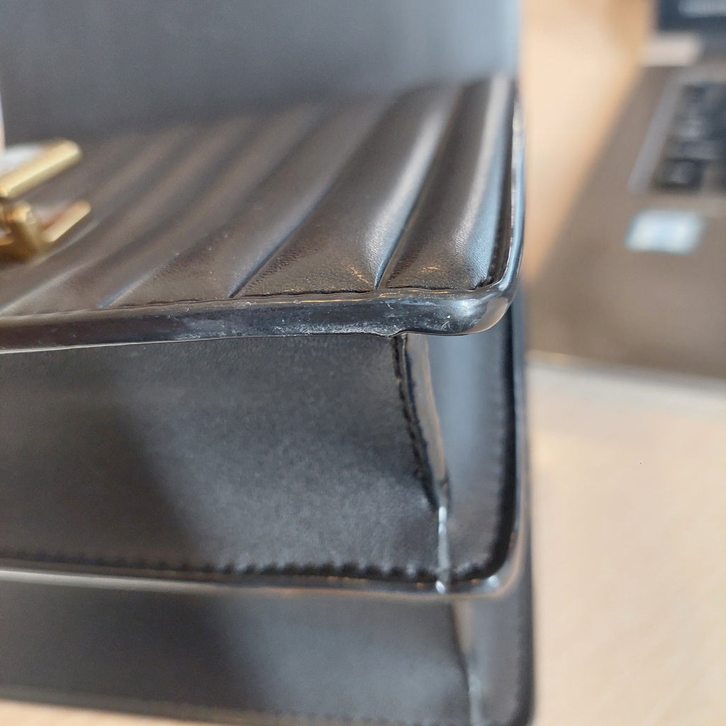 Charles & Keith Black Panelled Handle Bag | Pre Loved |