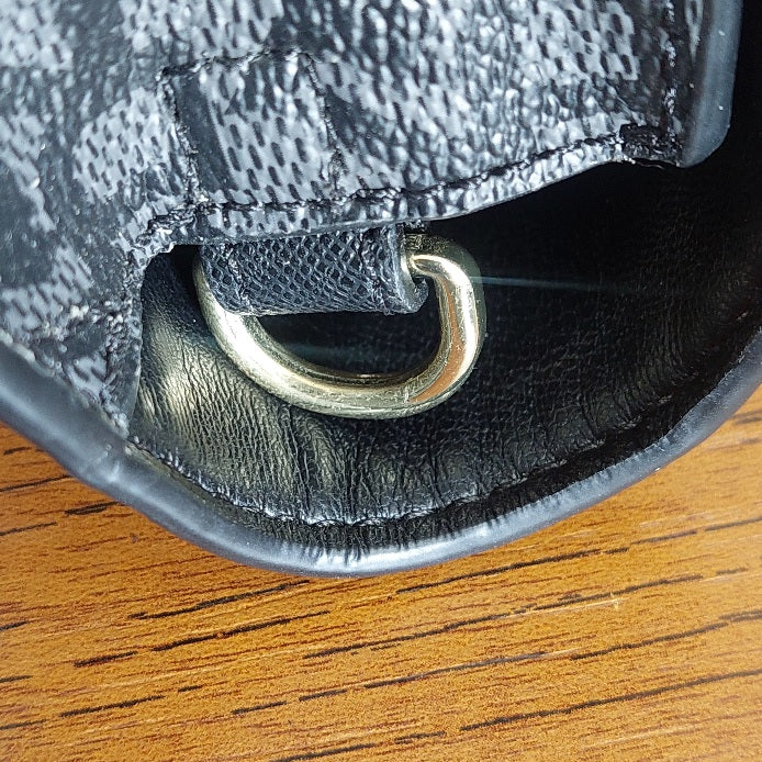 DKNY Black Millie Flap Cow Leather Coated Shoulder Bag | Brand New |