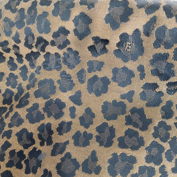 Fendi Canvas Monogram & Cheetah Print Hobo Bag | Pre Loved |