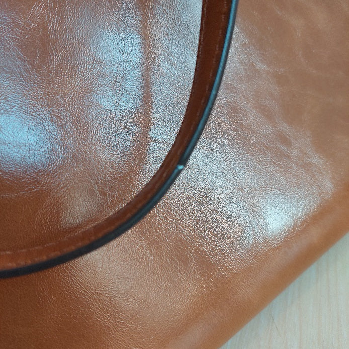 Michael Kors Tan VOYAGER Textured Tote Bag | Gently Used |