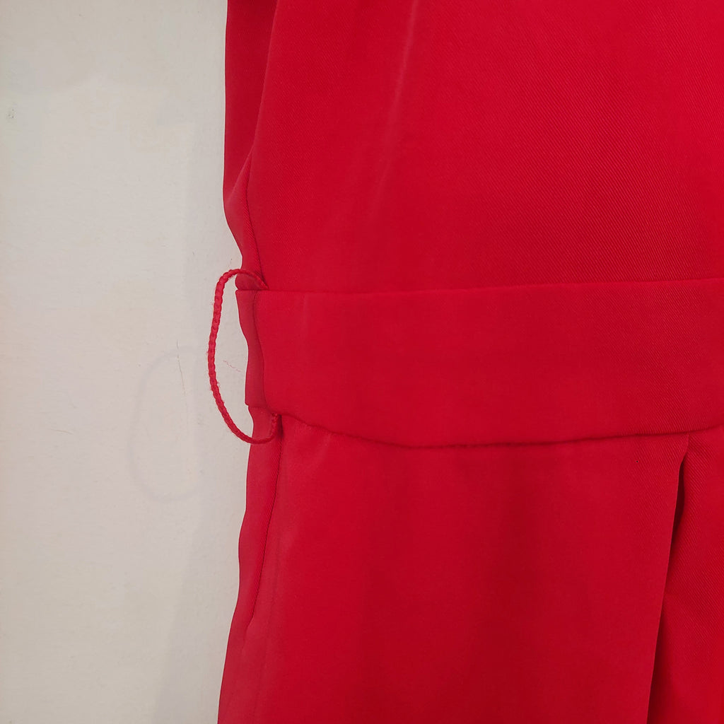 ZARA Red Butterfly-sleeves Jumpsuit | Pre loved |