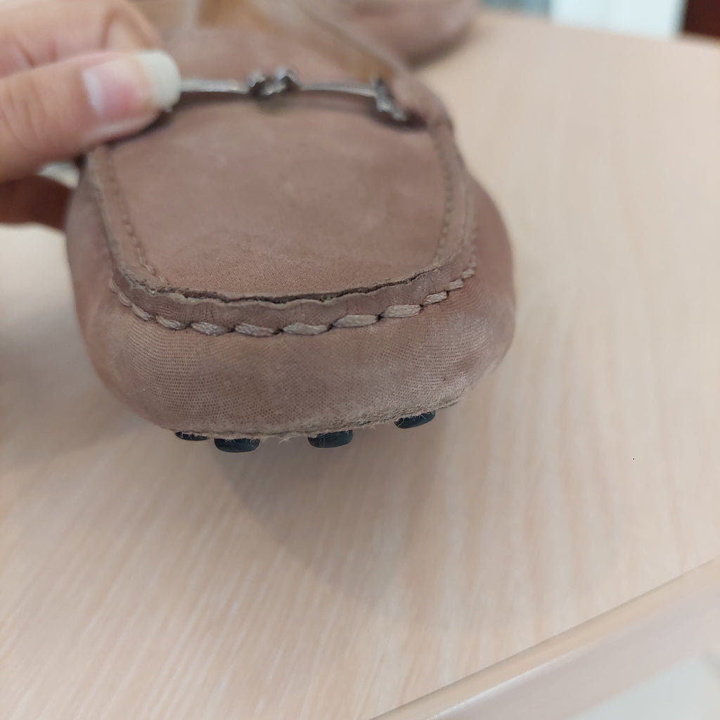 Tod's Beige Suede Loafers | Pre Loved |