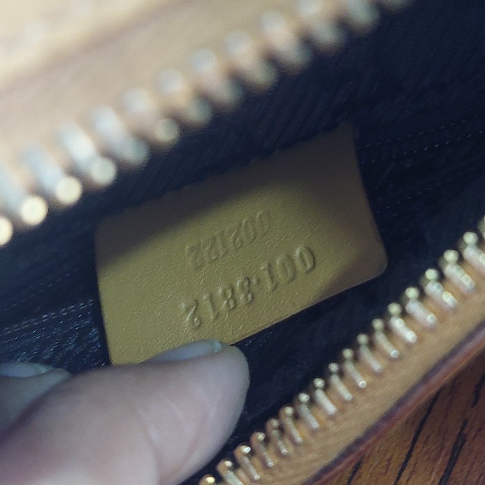 Gucci Brown Suede Leather Trimmed Shoulder Bag | Pre Loved |