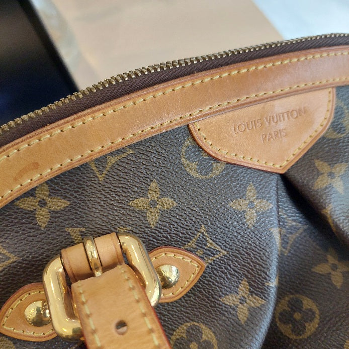 Louis Vuitton Brown Leather Monogram 'Tivoli GM' Bag | Pre Loved |