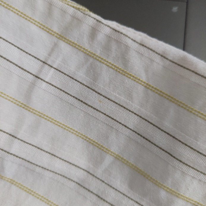 Old Navy Cream Striped Collared Shirt | Pre Loved |