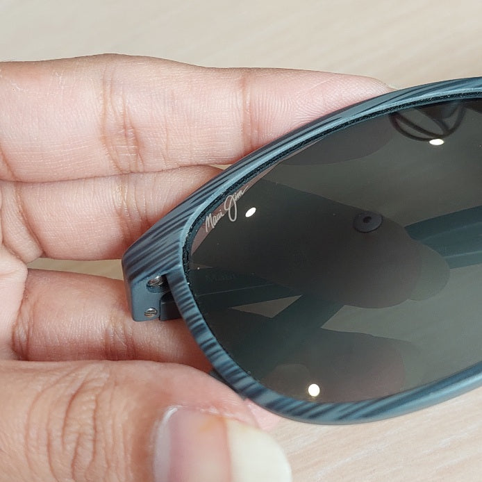 Maui Jim Men's Grey MJ 811 'Dragon's Teeth' Sunglasses | Pre Loved |