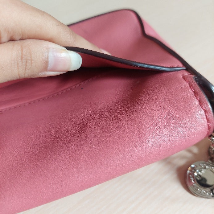 Coach Barbie Pink Dinky Leather Crossbody Bag | Pre Loved |