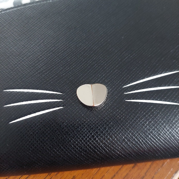 Kate Spade Black Leather Large Bifold Wallet | Gently Used |