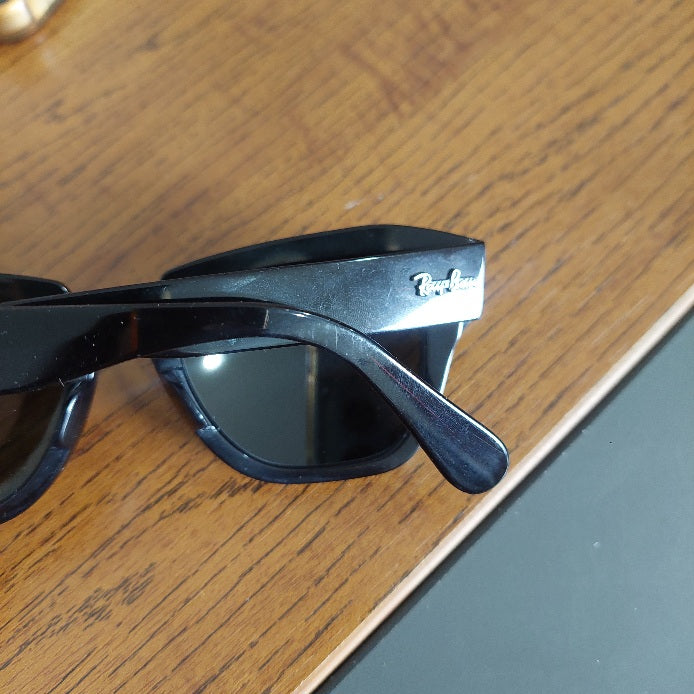 Ray Ban Black Square RB2186 Unisex Sunglasses | Gently Used |