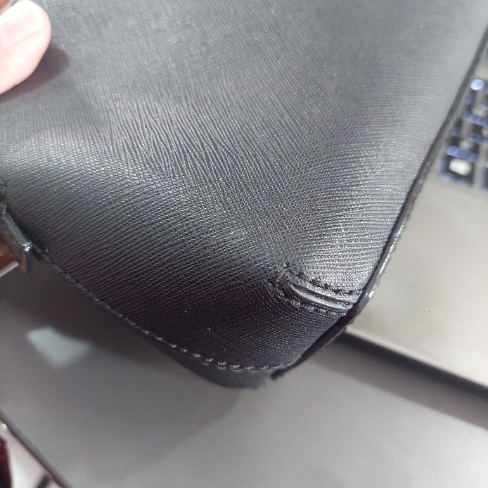 Kate Spade Black Leather Dome Crossbody Bag | Gently Used |