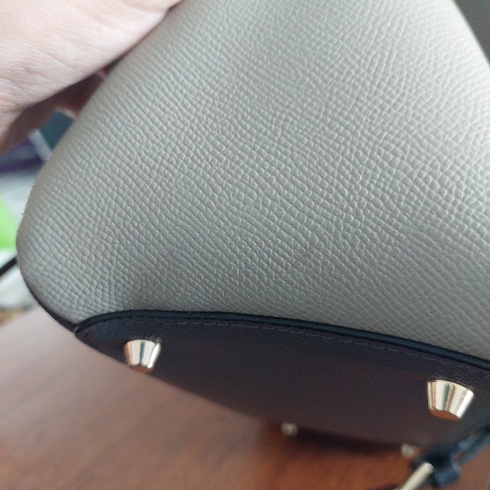 Furla Grey Two tone Convertible Handbag | Pre Loved |