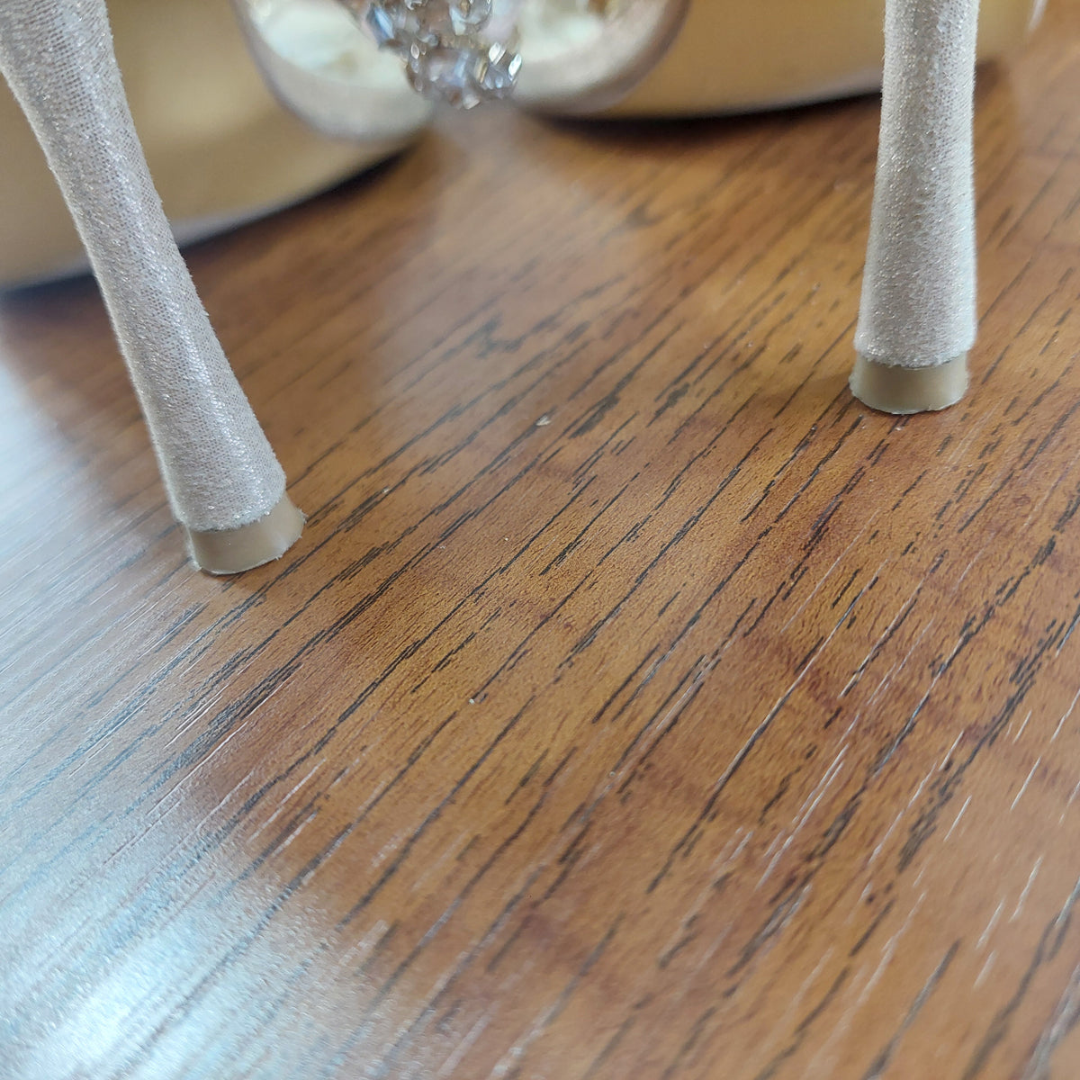 Dune London Gold Jewel-Embellished T-Bar Sandals | Pre Loved |
