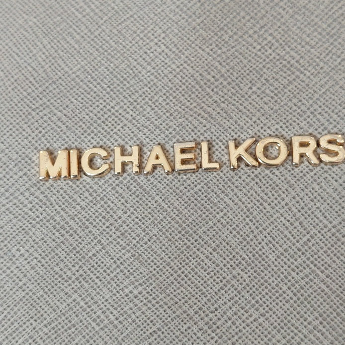 Michael Kors Light Grey Jet Set Travel Tote Bag | Pre Loved |