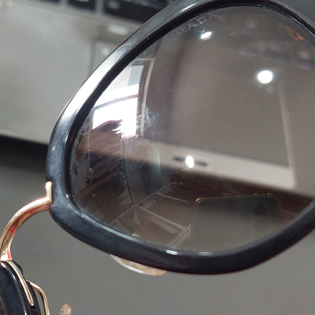 PRADA Black 1AB-0A7 140 Sunglasses | Gently Used |