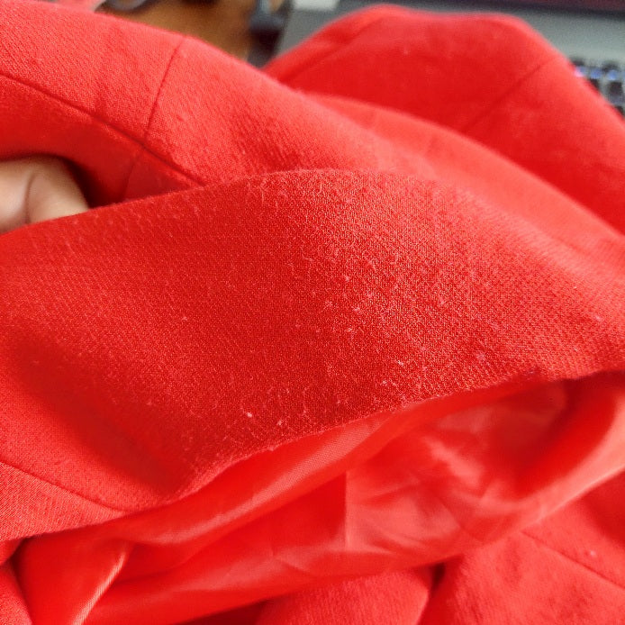 F&F Red Open Coat | Pre Loved |