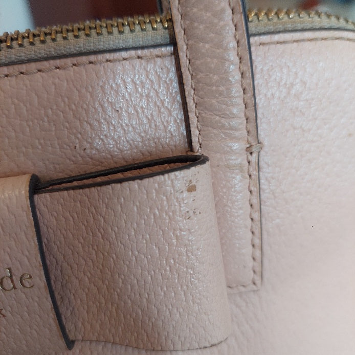 Kate Spade Rosy Pink Matthews Street Maise Leather Satchel Bag | Pre Loved |
