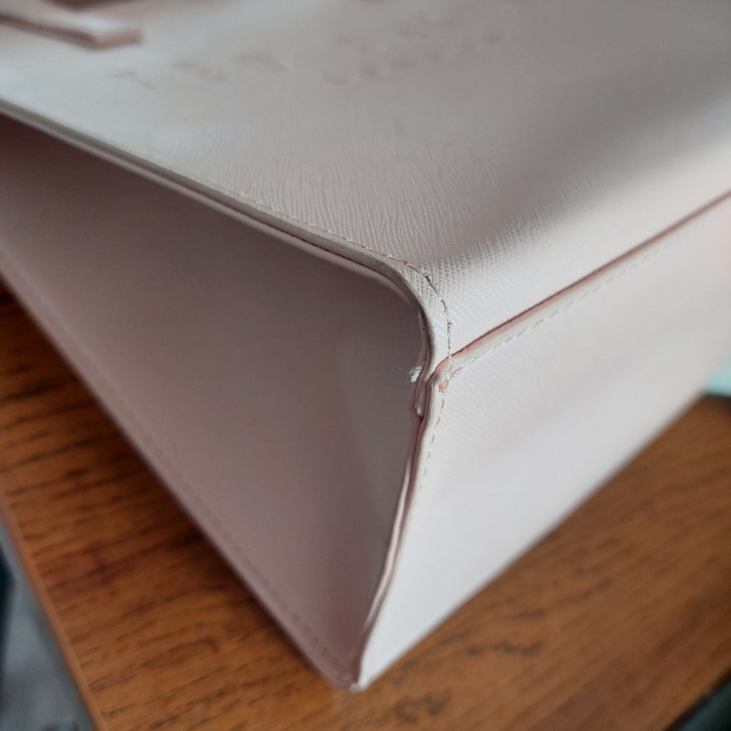 Ted Baker Pink Shopper Leatherette Small Icon Tote Bag | Gently Used |