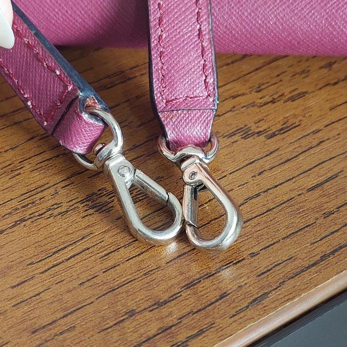 Kate Spade Burgundy Leather Wesley Place Natalie Crossbody Bag | Pre Loved |