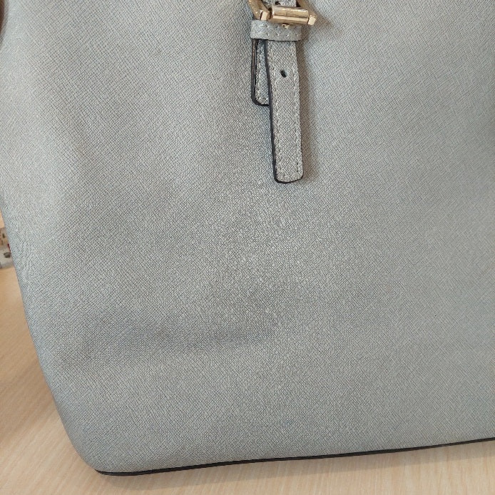 Michael Kors Light Grey Jet Set Travel Tote Bag | Pre Loved |