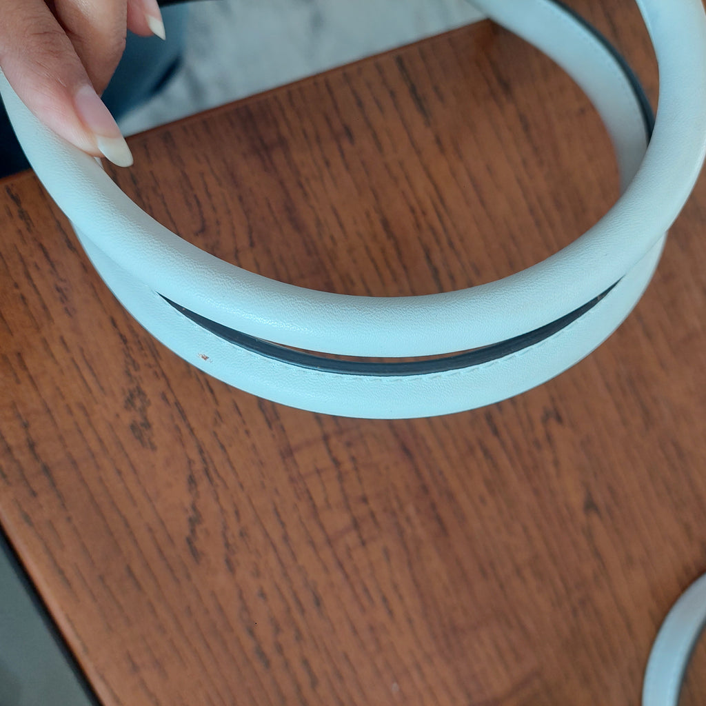 Michael Kors White “HOPE” Large Leather Satchel Bag | Pre Loved |