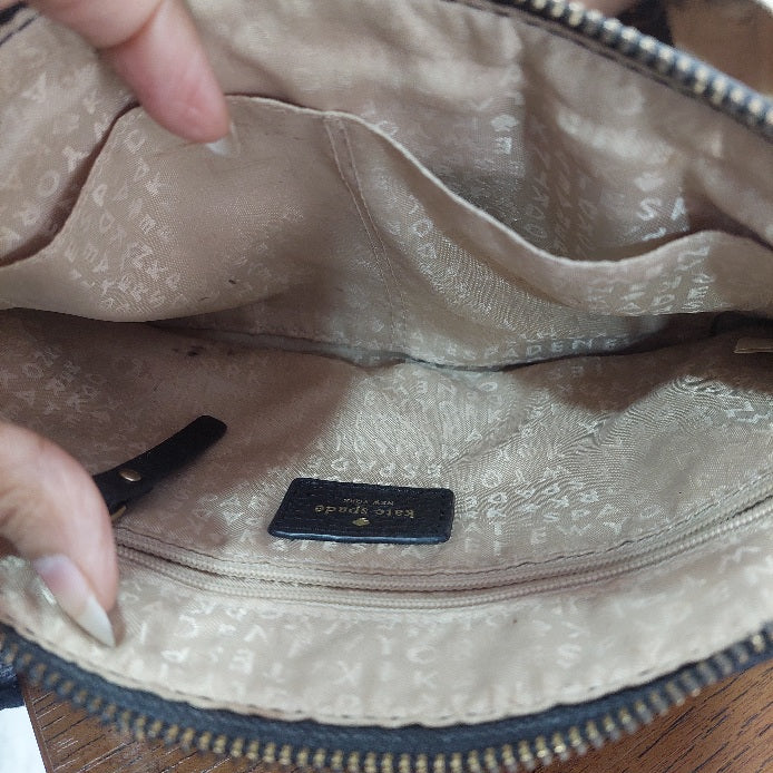 Kate Spade Black Leather 'Wellesley' Shoulder Bag | Pre Loved |