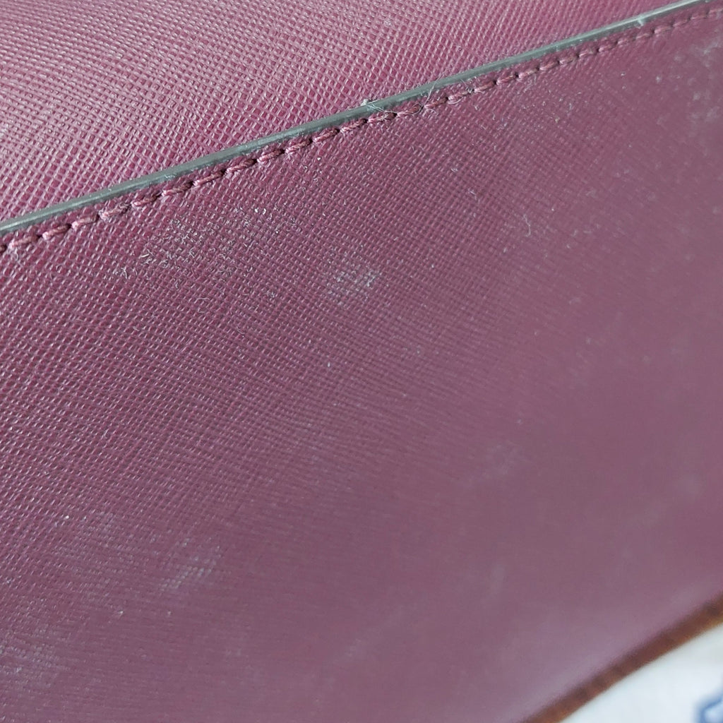 Kate Spade Cherrywood Cameron Leather Satchel Bag | Pre Loved |