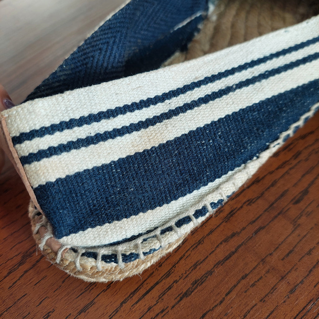 Tory Burch Red, White And Blue Espadrilles | Pre Loved |