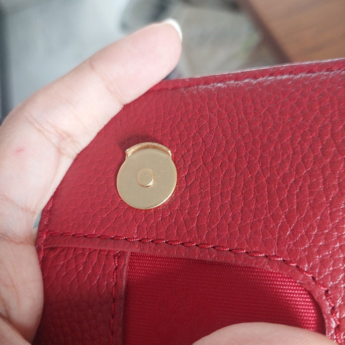 Tory Burch Red Leather Britten Crossbody Bag | Brand New |