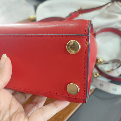 Michael Kors Red Sloan Top Handle Bag | Pre Loved |