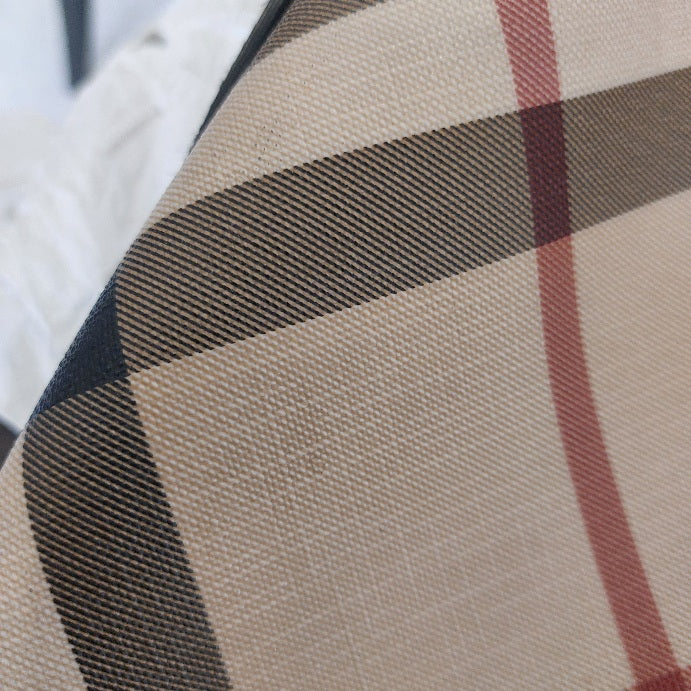 Burberry Beige/Black Nova Check Coated Canvas and Patent Leather Shoulder Bag | Pre Loved |