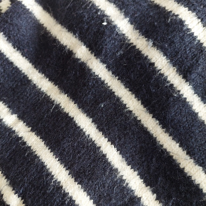 Marks & Spencer Navy & Cream Striped Sweater | Pre Loved |
