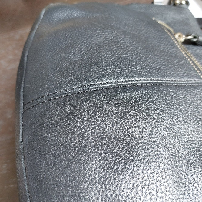 Coach Vintage Black Pebbled Leather Legacy Flap Shoulder Bag | Pre Loved |