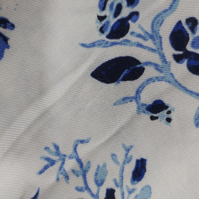 Riffat Aliani White & Blue Printed Co-ord Set | Gently Used |