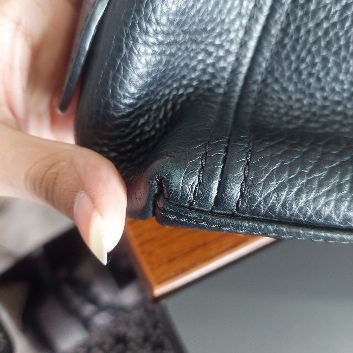 Michael Kors Black Pebbled Leather Jet Set Chain Shoulder Bag | Pre Loved |