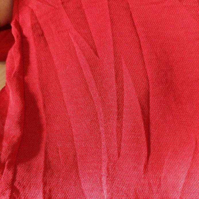 New Look Red V-Neck Blouse | Gently Used |