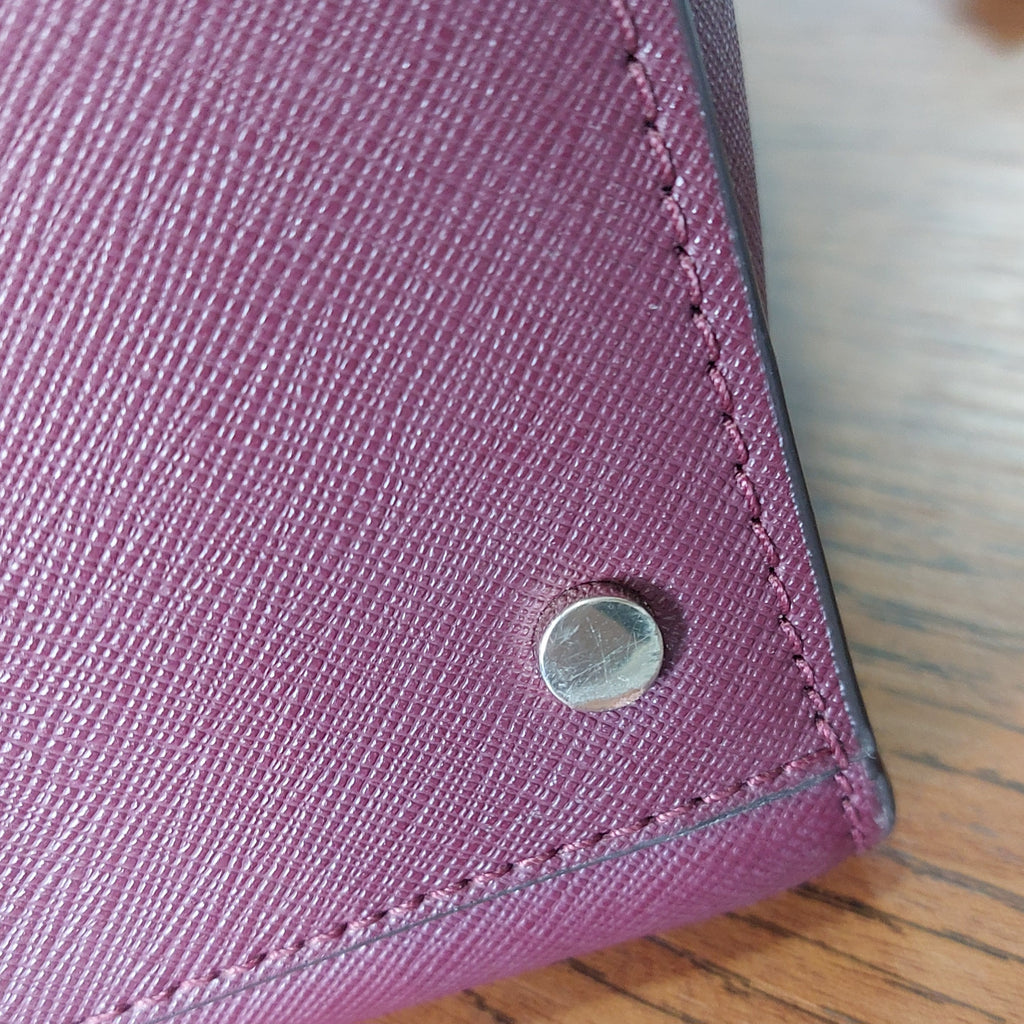 Kate Spade Cherrywood Cameron Leather Satchel Bag | Pre Loved |