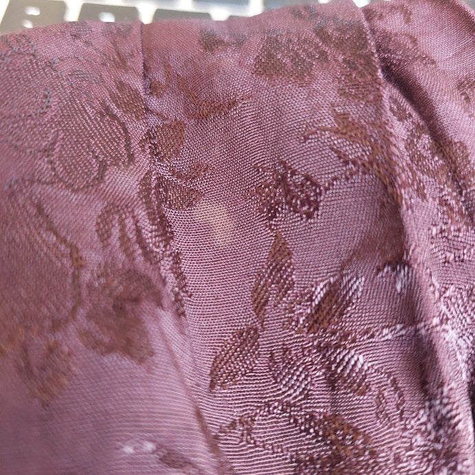 H&M Plum Satin Textured Wrap Dress | Pre Loved |