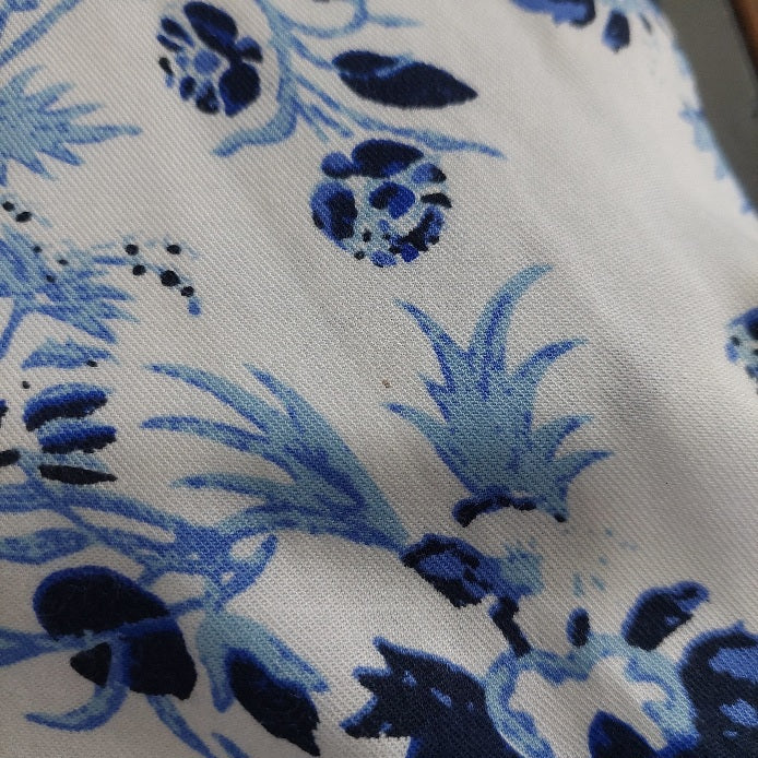 Riffat Aliani White & Blue Printed Co-ord Set | Gently Used |