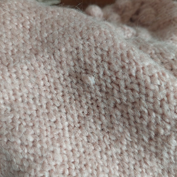 ZARA Pink Bejeweled Button Knit Cardigan | Gently Used |