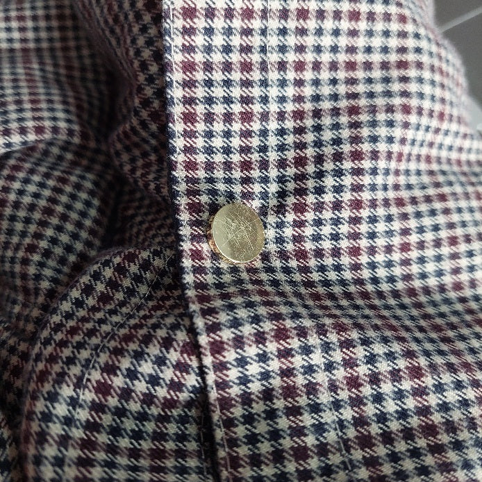 Next Black & Maroon Check Print Puffer Jacket | Gently Used |