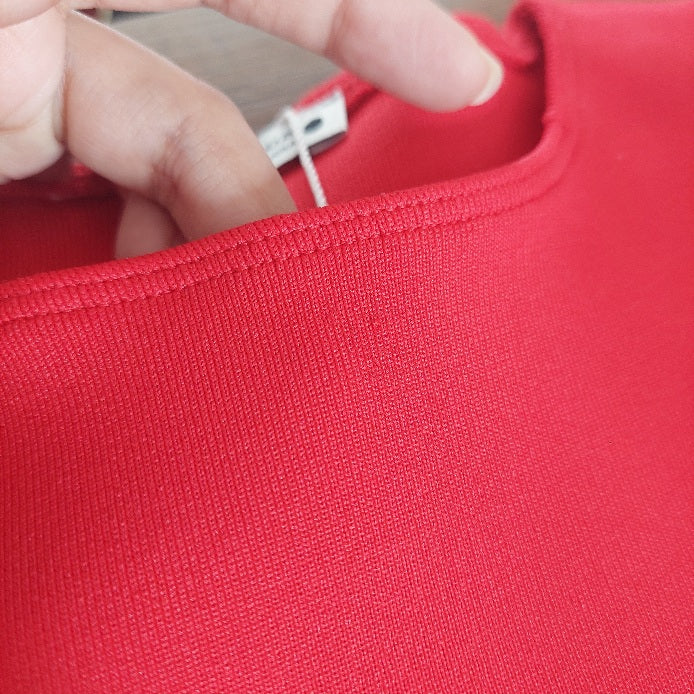 ZARA Red Sleeveless Bodycon Dress | Brand New |