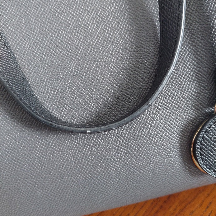 Furla Grey Two tone Convertible Handbag | Pre Loved |