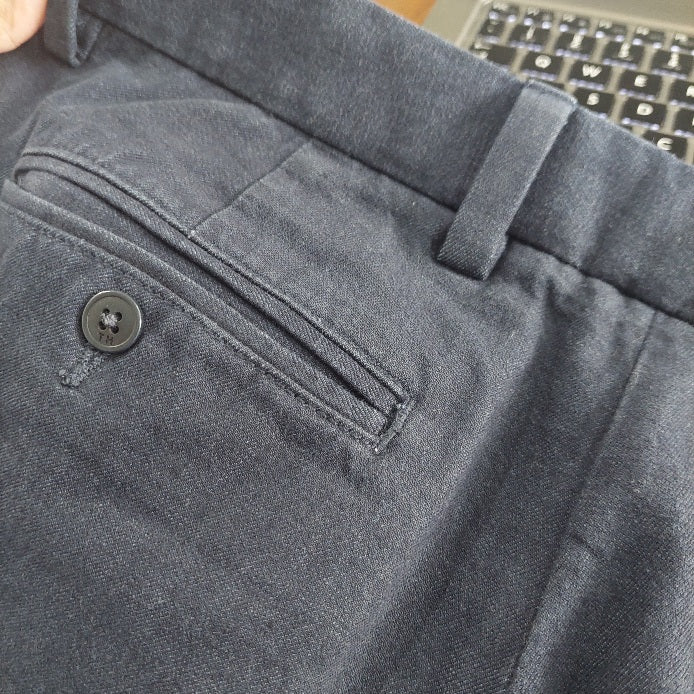 Tommy Hilfiger Men's Navy Slim Fit Straight Leg Pants | Pre Loved |