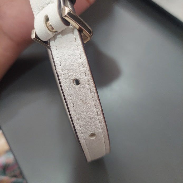 Kate Spade White Meena Leather Briar Lane Quilted Shoulder Bag | Pre Loved |