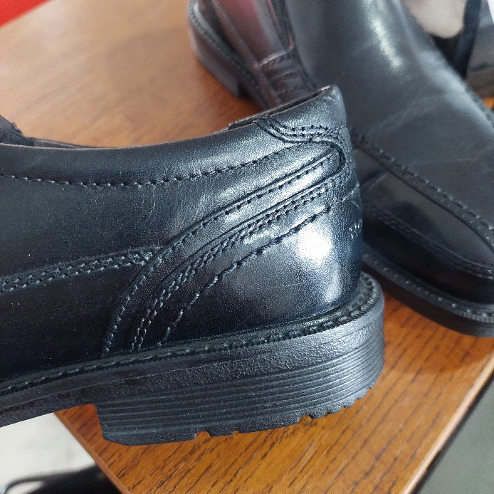 Rock Leader Men's Black 2 Bike Toe Slip On Shoes | Like New |