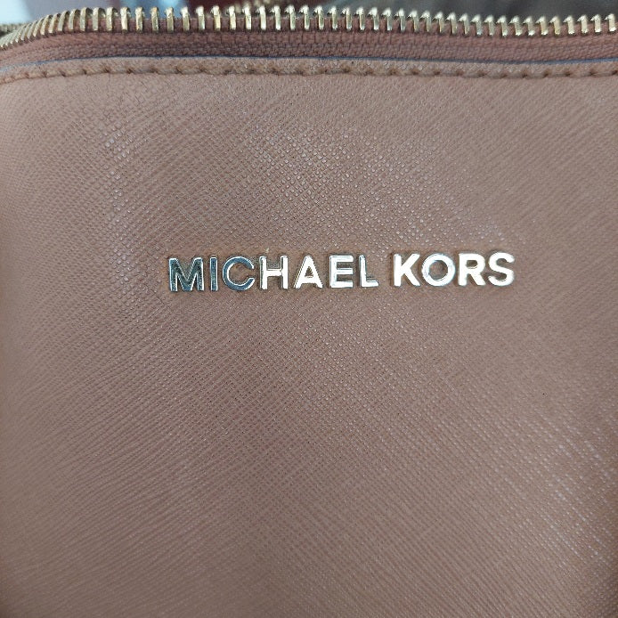 Michael Kors Tan Saffiano Leather Jet Set Top-zip Tote | Pre Loved |