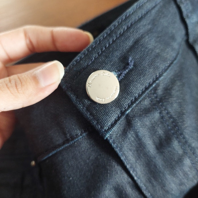 Massimo Dutti Navy Straight Leg Jeans | Gently Used |